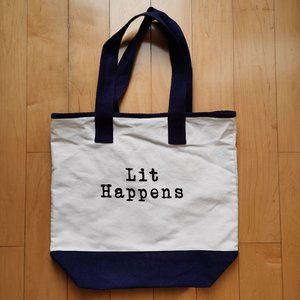 Indigo Cotton Tote Bag